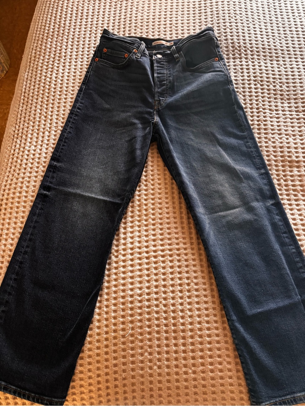 Levi's Women's Dark Blue Boyfriend Jeans